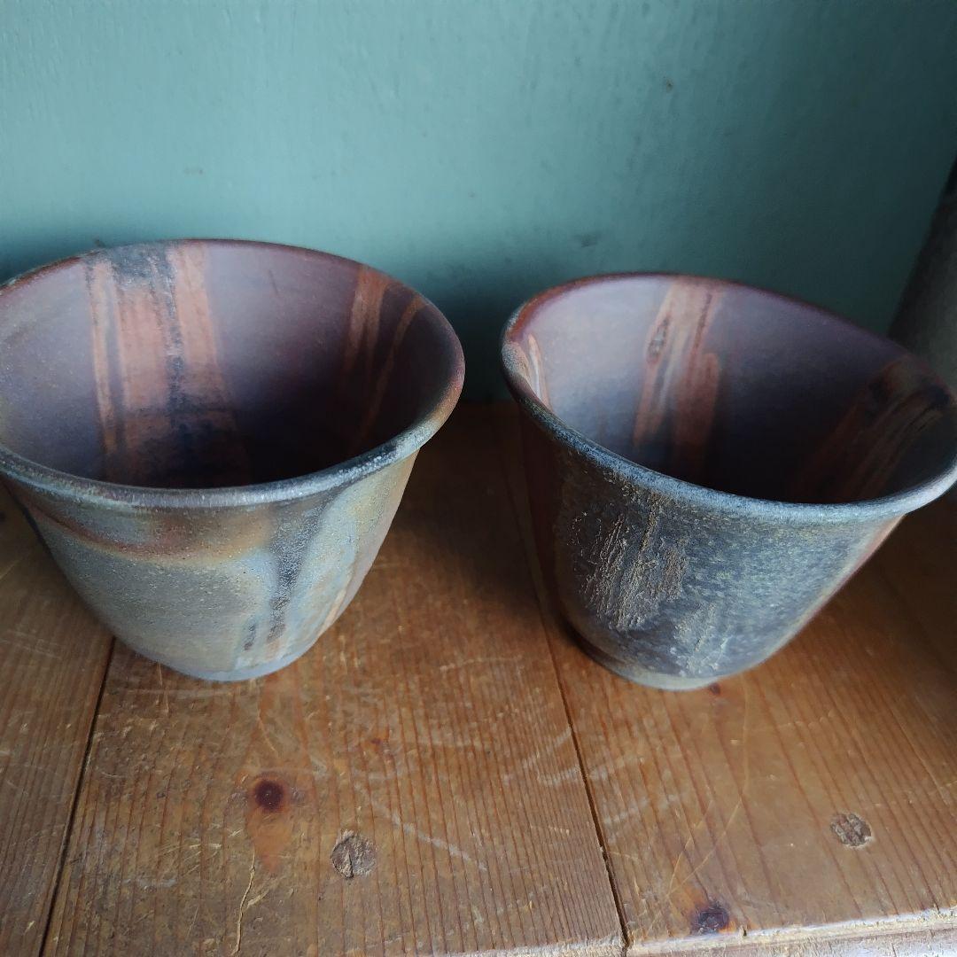 専用出品　備前焼　松本篤治　急須＆湯呑みセット　煎茶　茶器　岡山　伝統工芸士宝瓶