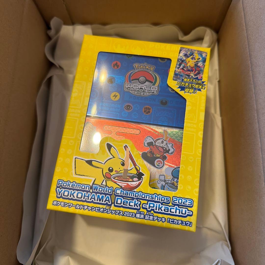 値下中【新品未開封】横浜記念デッキ ピカチュウWCS2023横浜 ポケモンカード