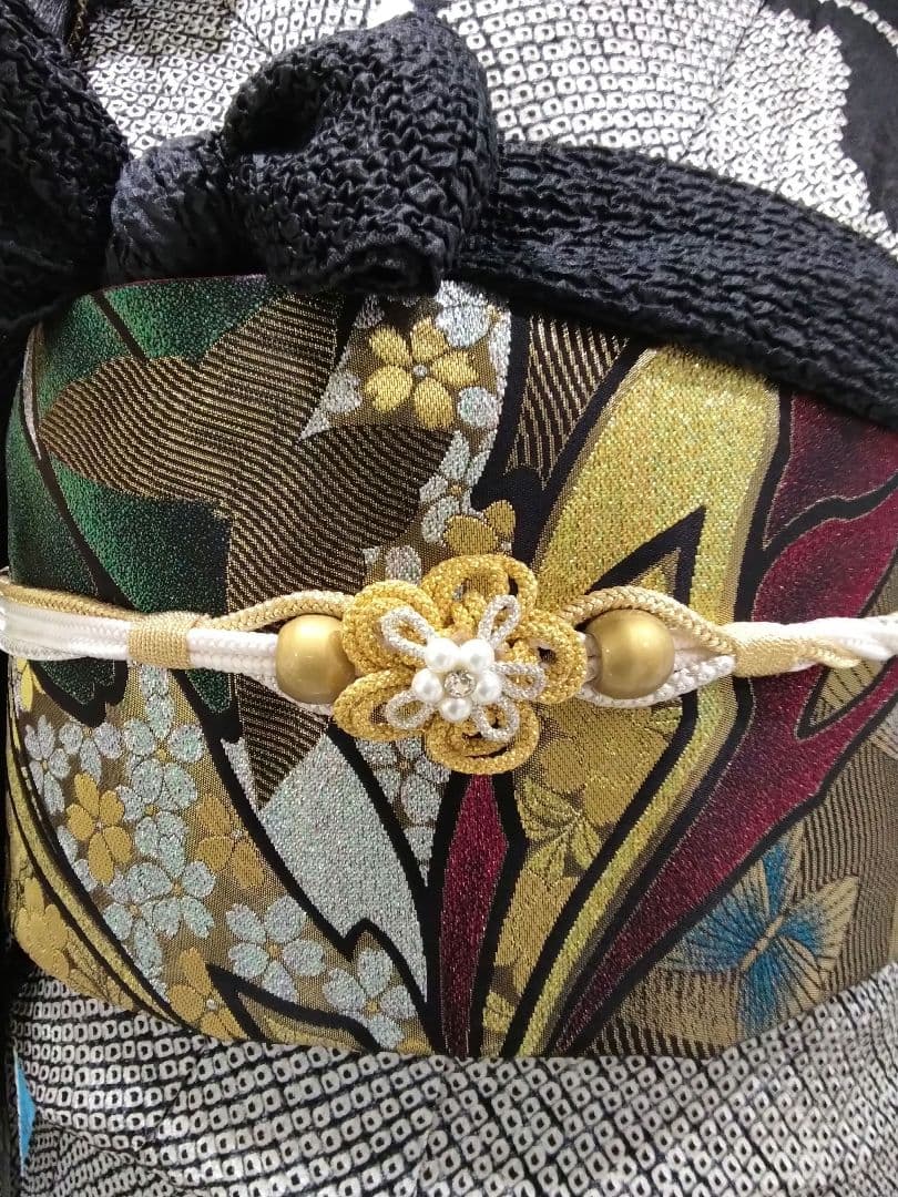 振袖フルセット、正絹総絞り、成人式、重ね衿、帯揚げ帯締め、西陣袋帯、長襦袢