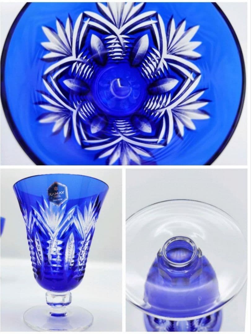 超希少品☆色被切子 グラスセット 最高級カット（切子 江戸切子 薩摩切子）