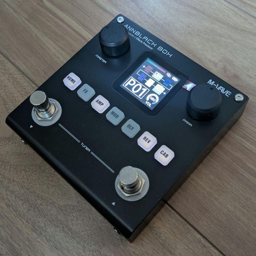 新品 M-WAVE ANNBLACKBOX マルチエフェクター ブラック