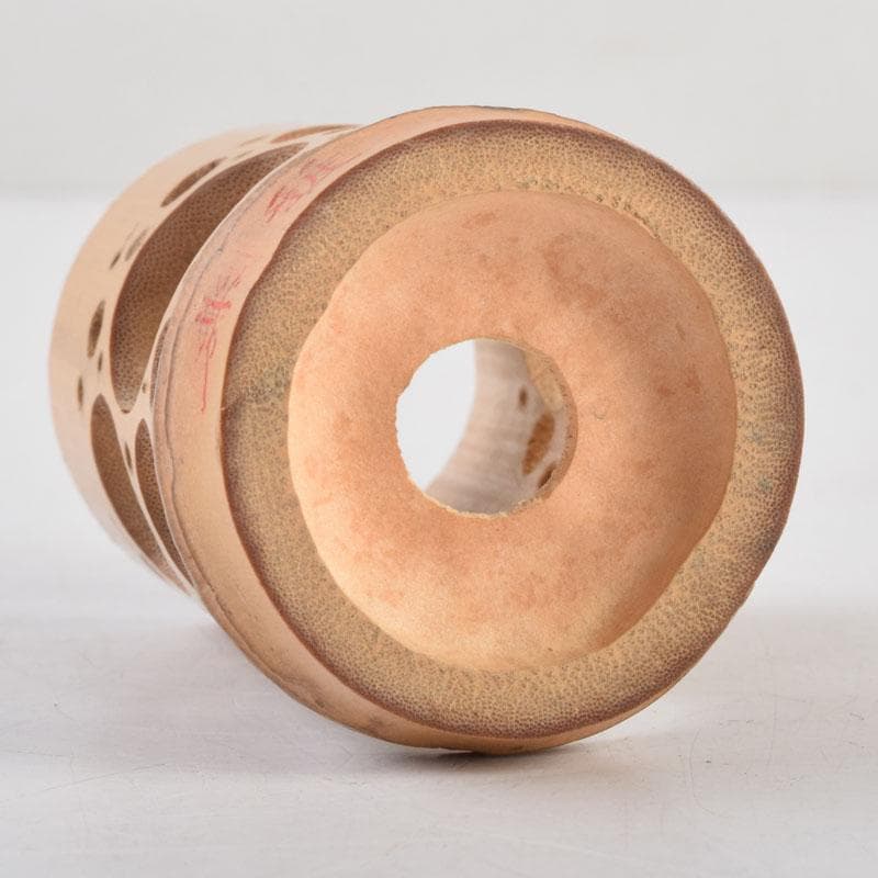 茶道具　雅楽造　水玉竹籠　巾筒　茶巾筒　共箱　V　9226