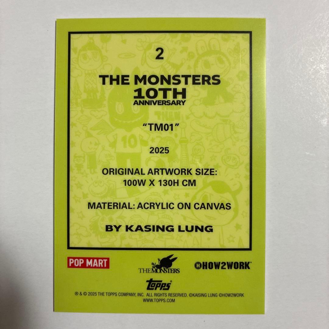 topps Labubu #2 サインカード