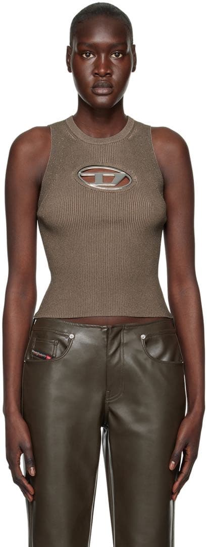 トップス Diesel Brown M-Onerva Tank Top