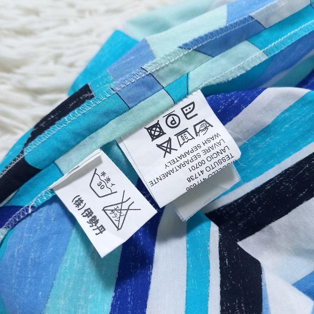 エミリオプッチ　スカート　コットン　プッチ柄　花柄　リゾート　夏　マルチカラー