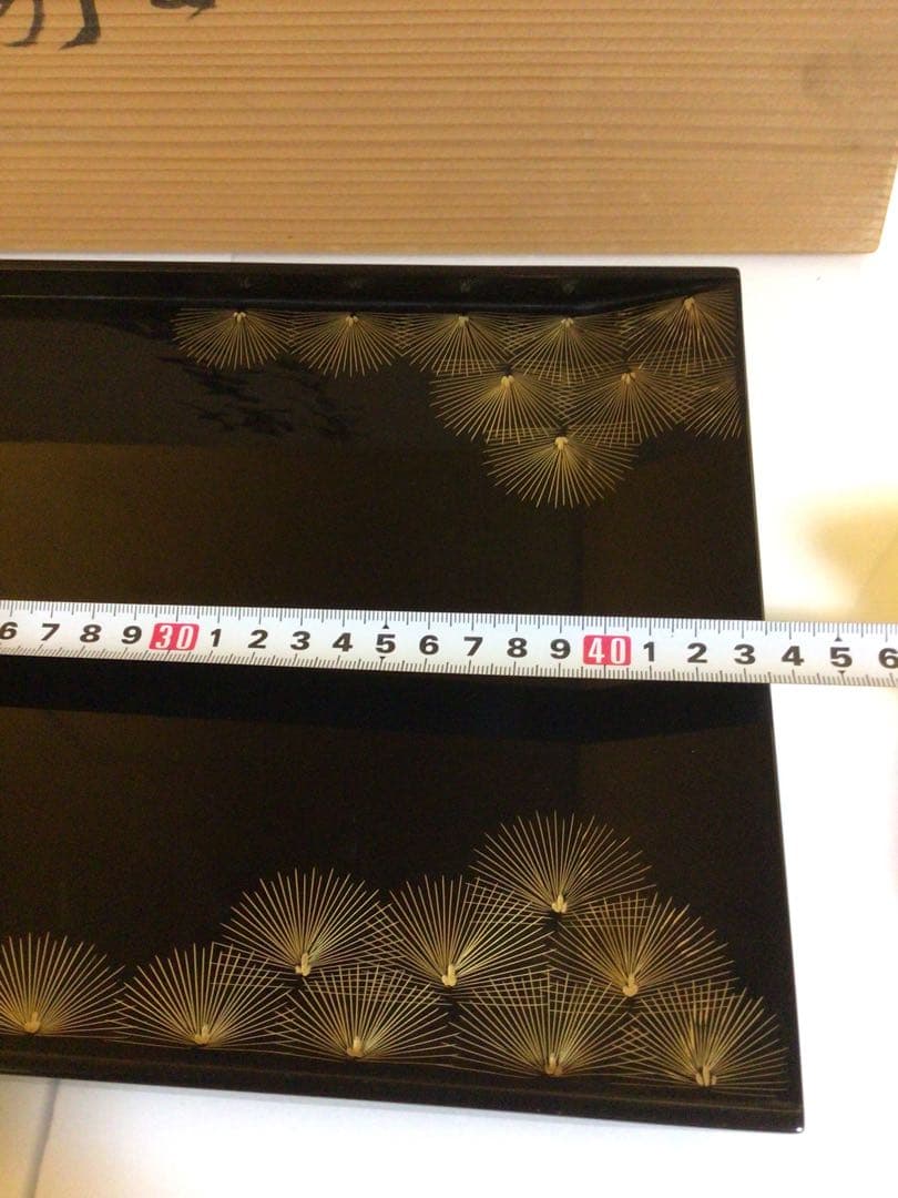 輪島塗 沈金 応接セット 煙草盆 共箱付き