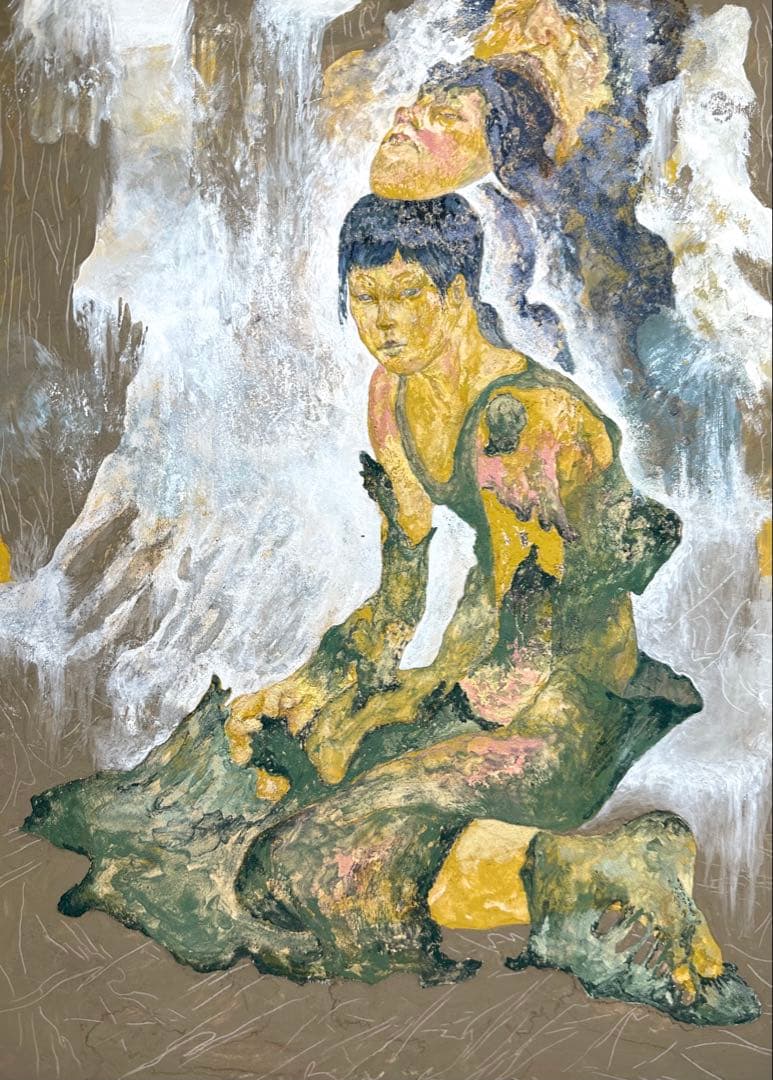 「I know」　（日本画、絵画）