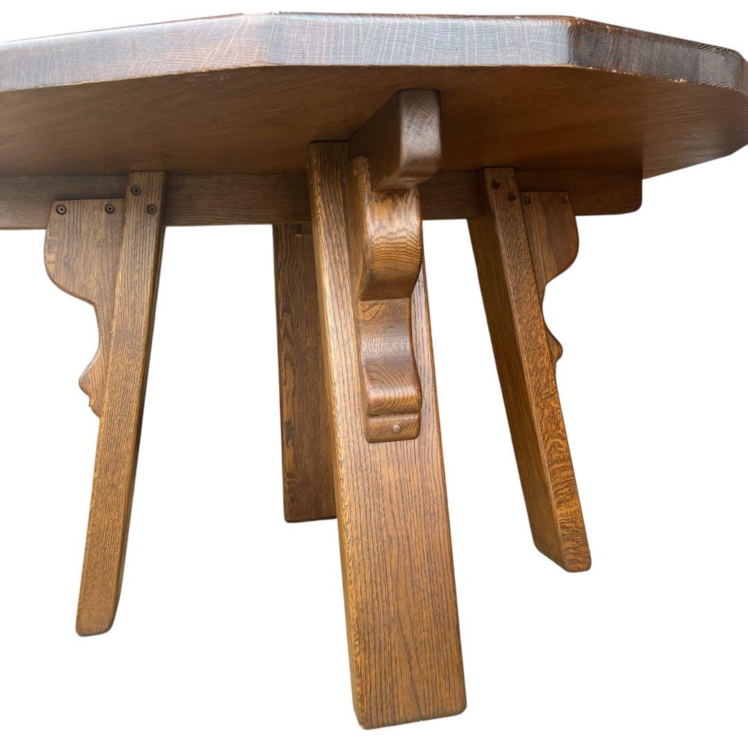 オランダ民芸家具 ネザーランズフォークロア 16角形 ダイニングテーブル