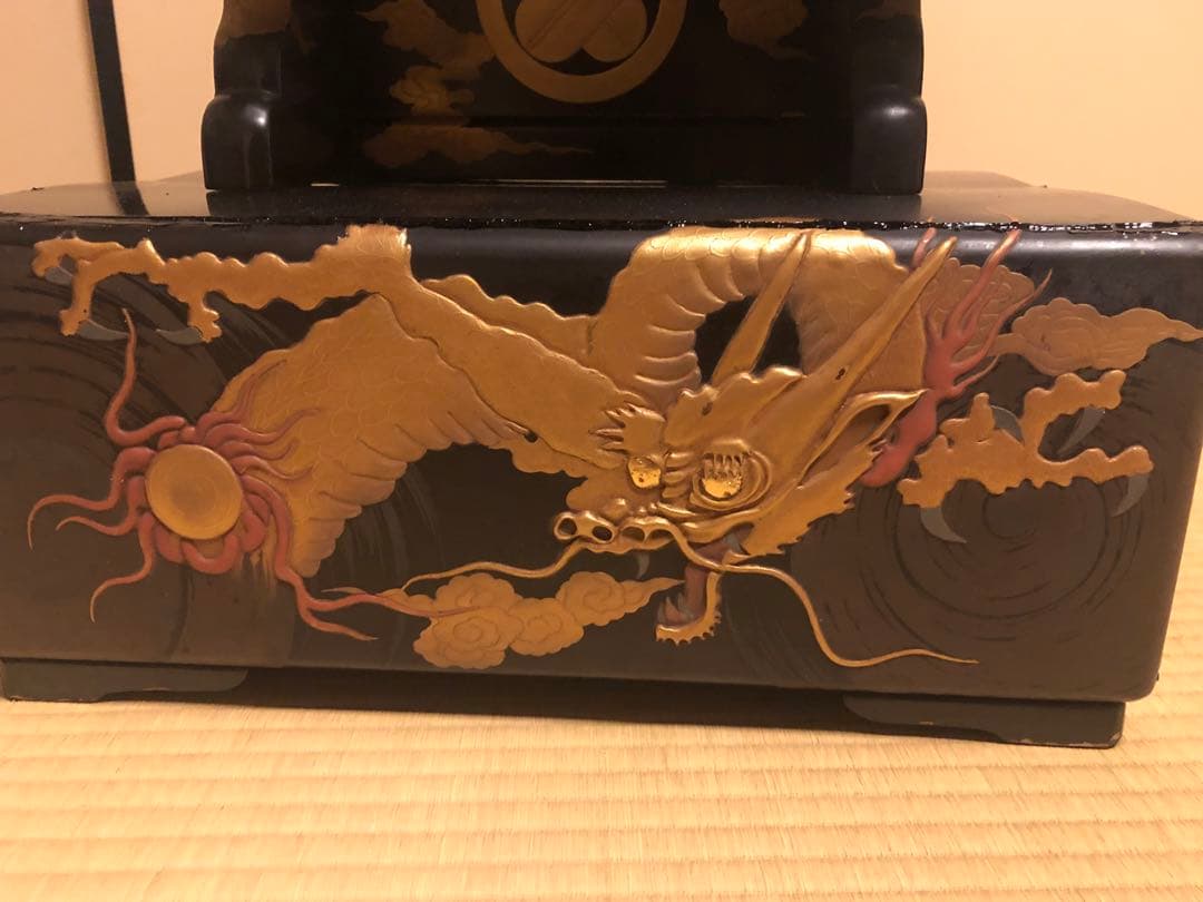 浄瑠璃　義太夫　見台　蒔絵　漆器　歌舞伎　文楽　三味線