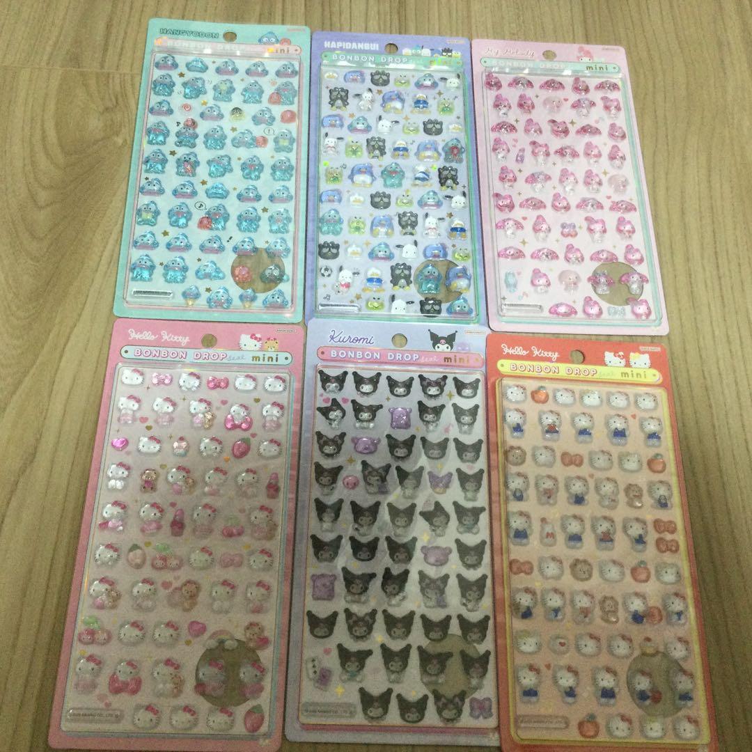 正規品　サンリオ　ボンボンドロップミニ　シール 6種類