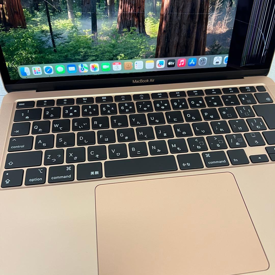 Macbook Air 13インチ 2020 Intel Corei7 画面割れ