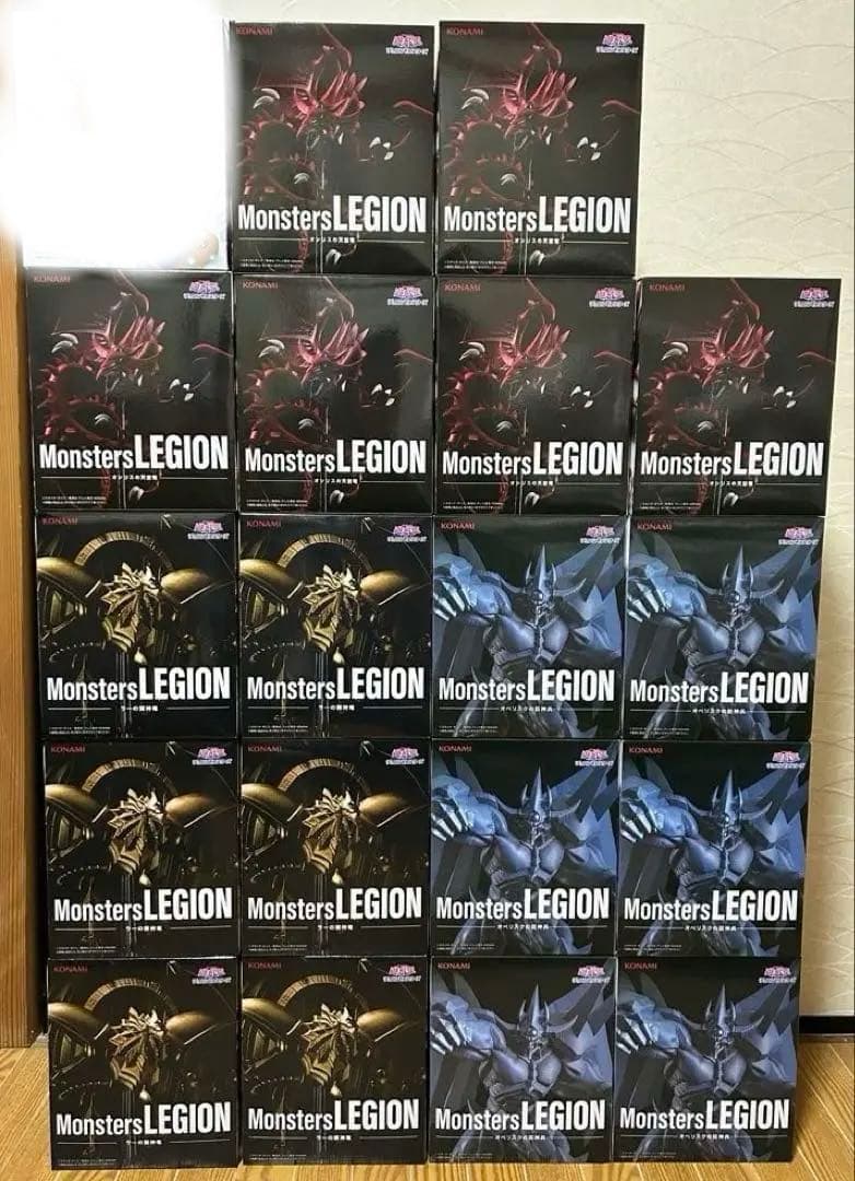 遊戯王 Monsters LEGION オシリス　ラー　オベリスク　18点