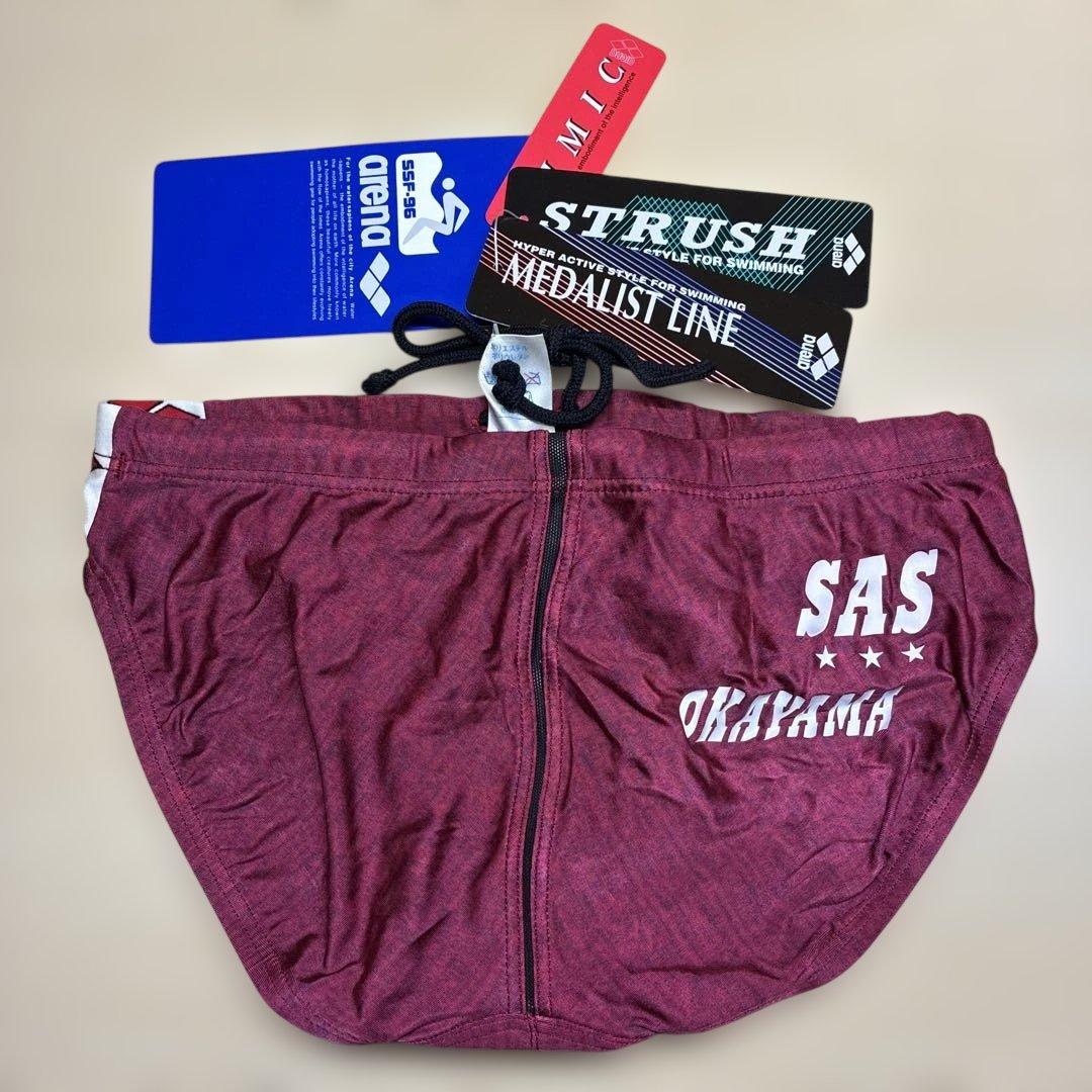 ジ*1様 新品 arena 競泳水着 RIMIC STRUSHサイズM レッド