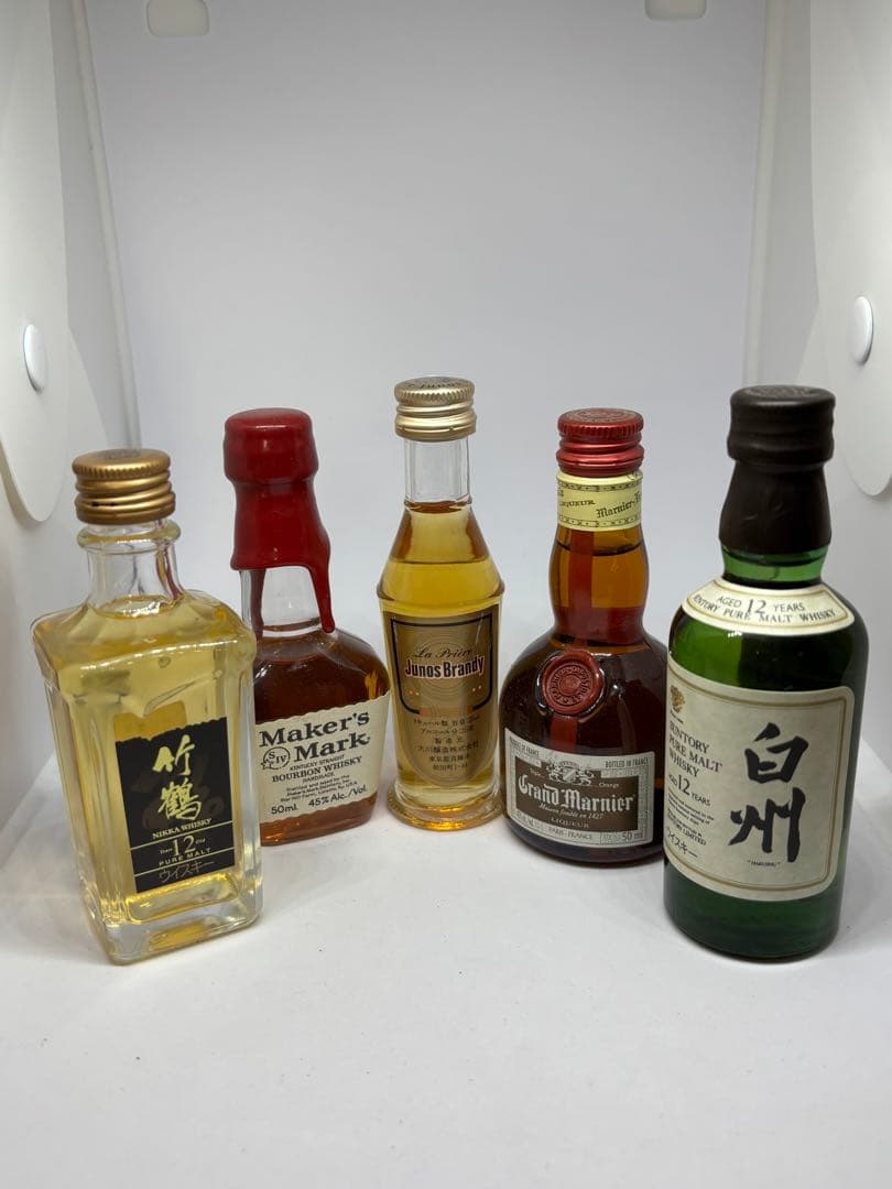 白州 12年 竹鶴 12年 グランマルニエ など 各/ 50ml 5本まとめ