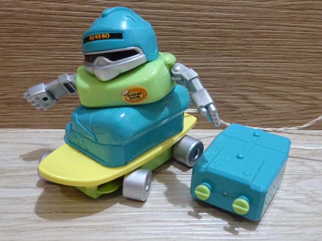 スケボーレーサー ラジコン 学研 ビンテージ レトロ 当時物 日本製 フィギュア