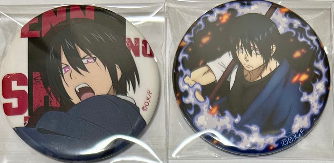 炎炎ノ消防隊　新門紅丸　まとめ売り 缶バッジ　アクキー