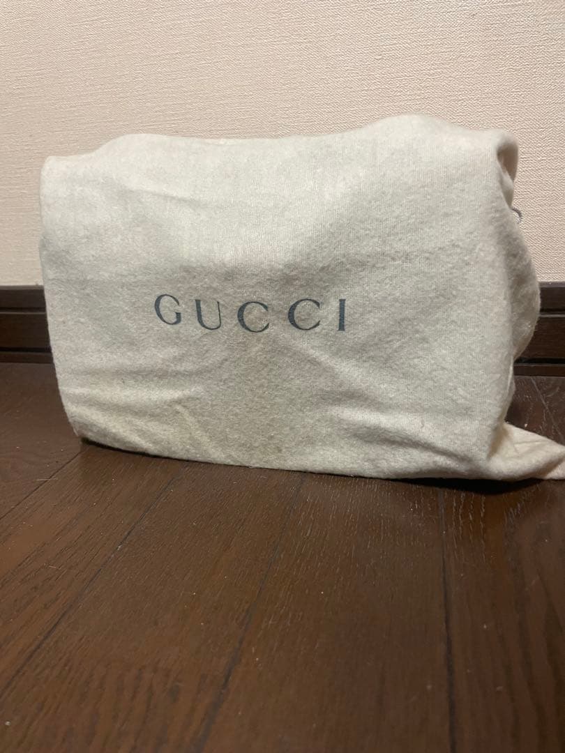 GUCCI グッチ バンブー ハンドバッグ ブラウン レザー 保存袋付き