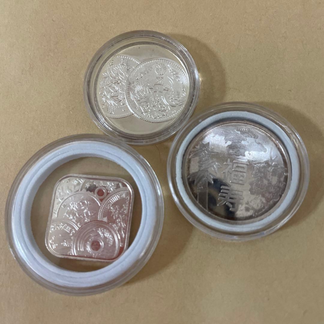 純銀メダル銘板純銀メダルまとめ銀メダルミントだし造幣局　純銀