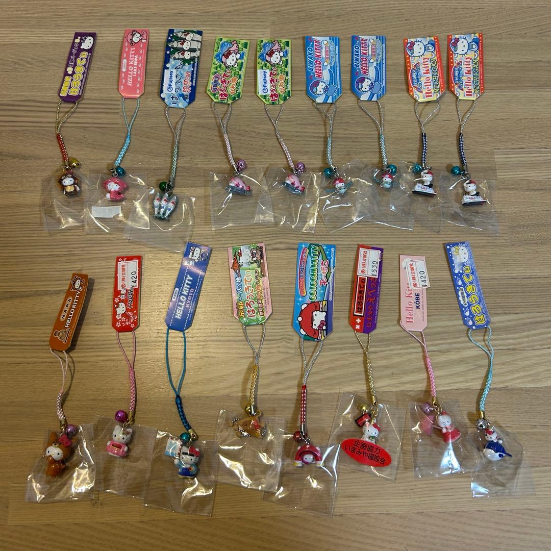 ご当地キティ　根付けストラップ138個+おまけ