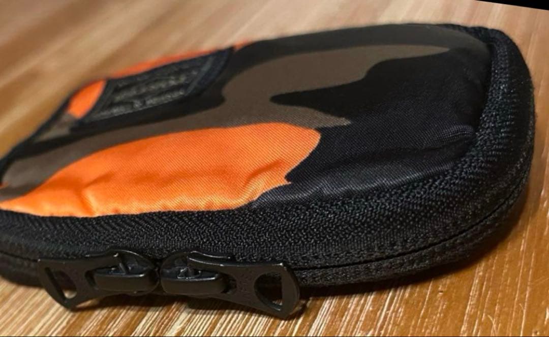 PORTER キーケース　カモフラージュ/オレンジ