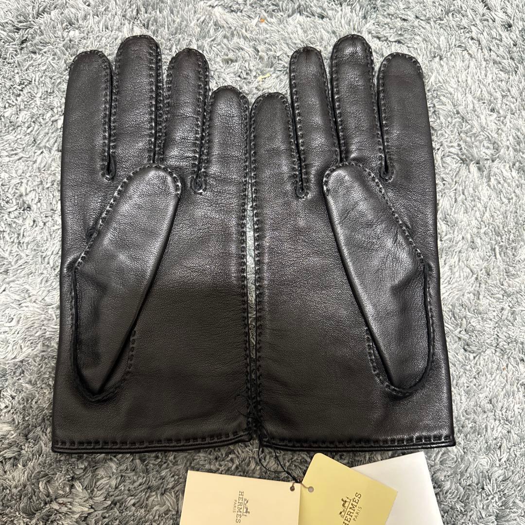 新品未使用 HERMES エルメス セリエ ラムレザー グローブ
