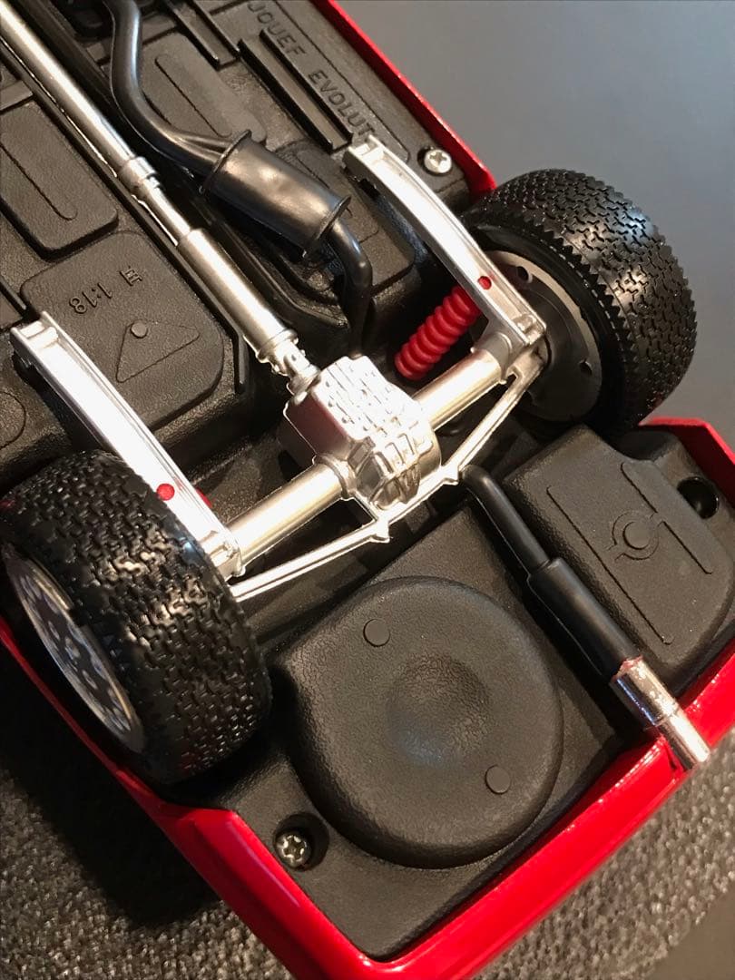 スーパーカー　アルファロメオ スパイダー 1/18 レッド 当時物 イタリア製