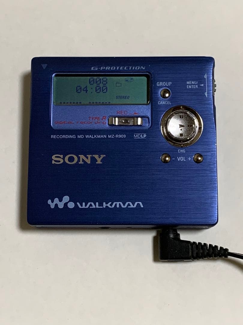 SONY MZ-R909 ポータブルMDプレーヤー