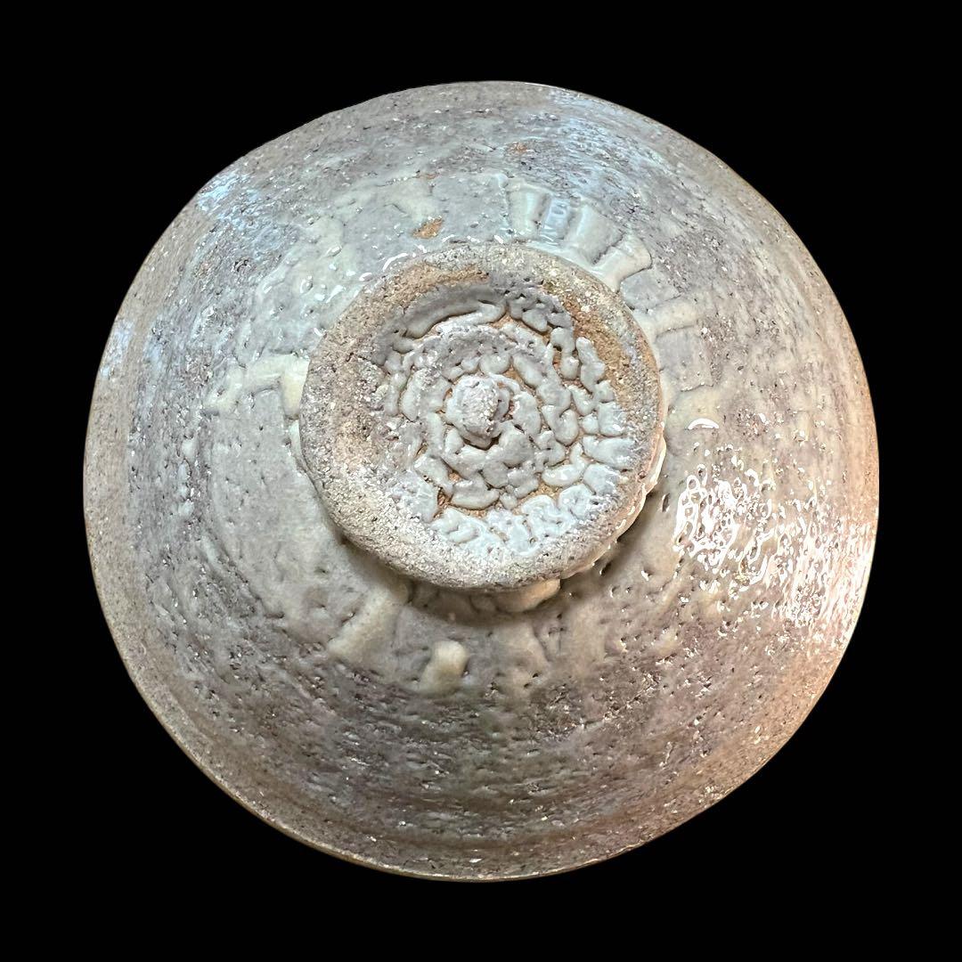 《極美品》茶道具 韓国人間文化財 池順鐸 高麗茶碗 平茶碗 茶碗 共箱 栞付