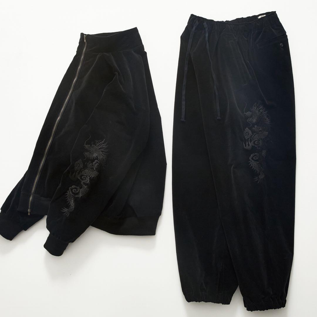 GOLD ベルベット スカトラックジャケット スカトラックパンツ セットアップ