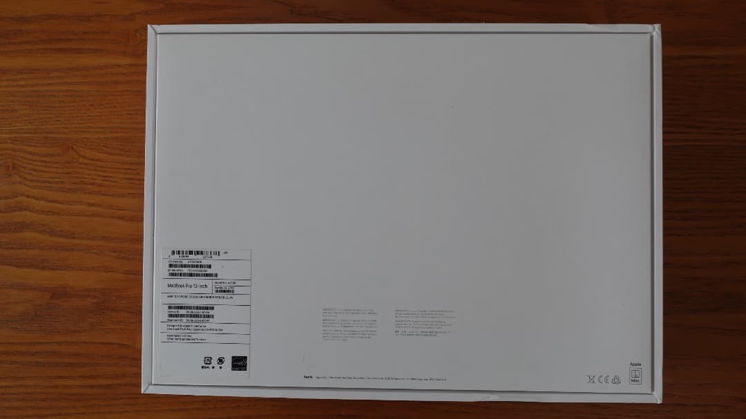 MacBook Pro13 M1 16GB 512GB 充放電58回残量91%