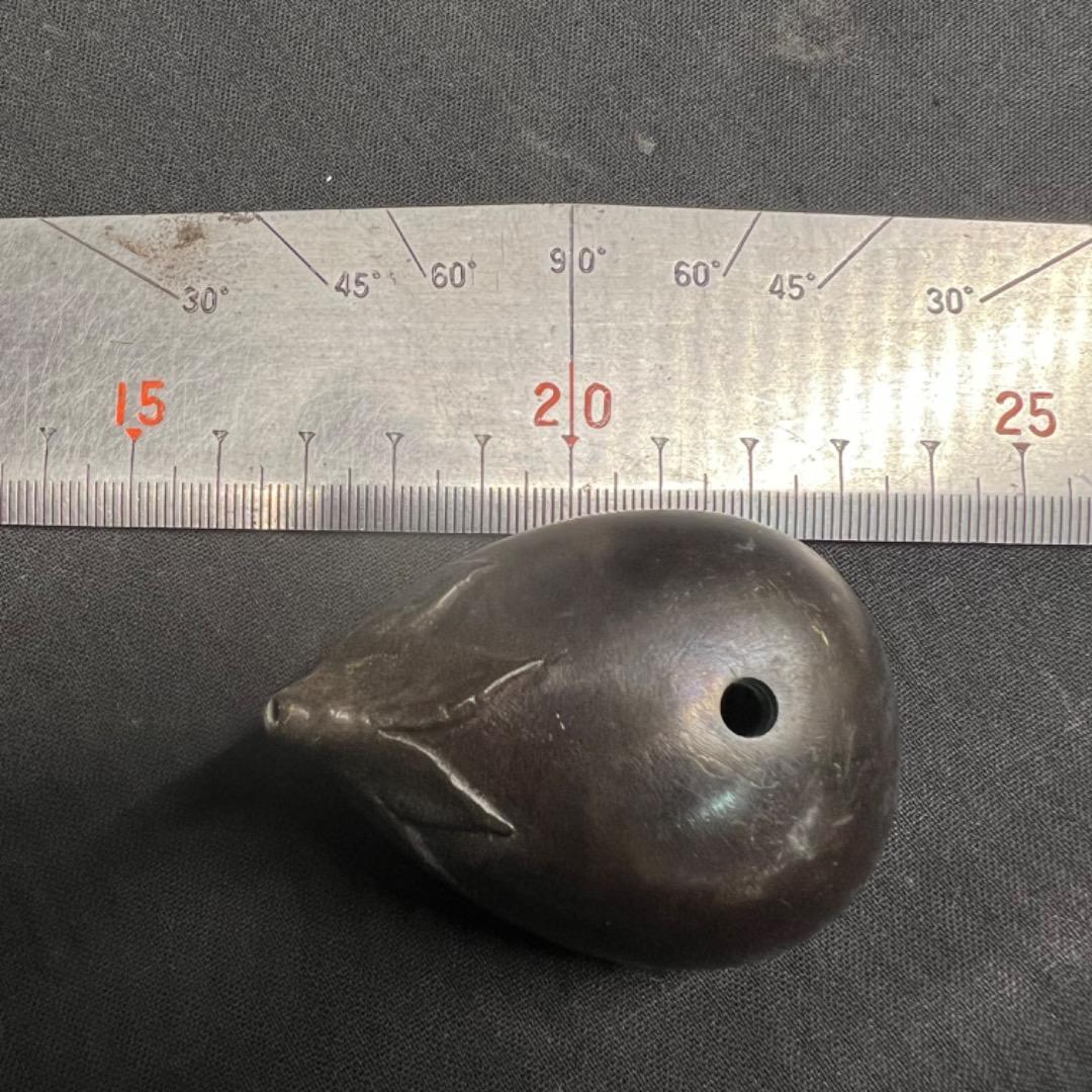 〇Ea右1034 水滴 すいてき 書道 真鍮 ナス