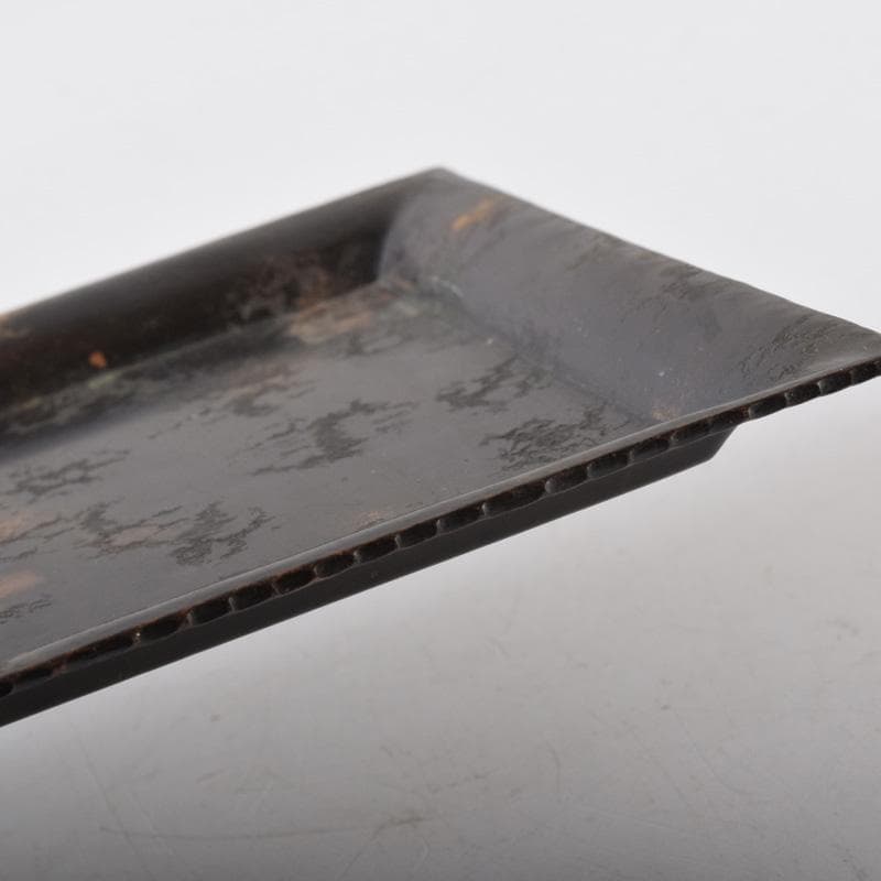 七宝焼　安藤七宝店　富士図　煙草入　煙草盆　共箱　V　7977