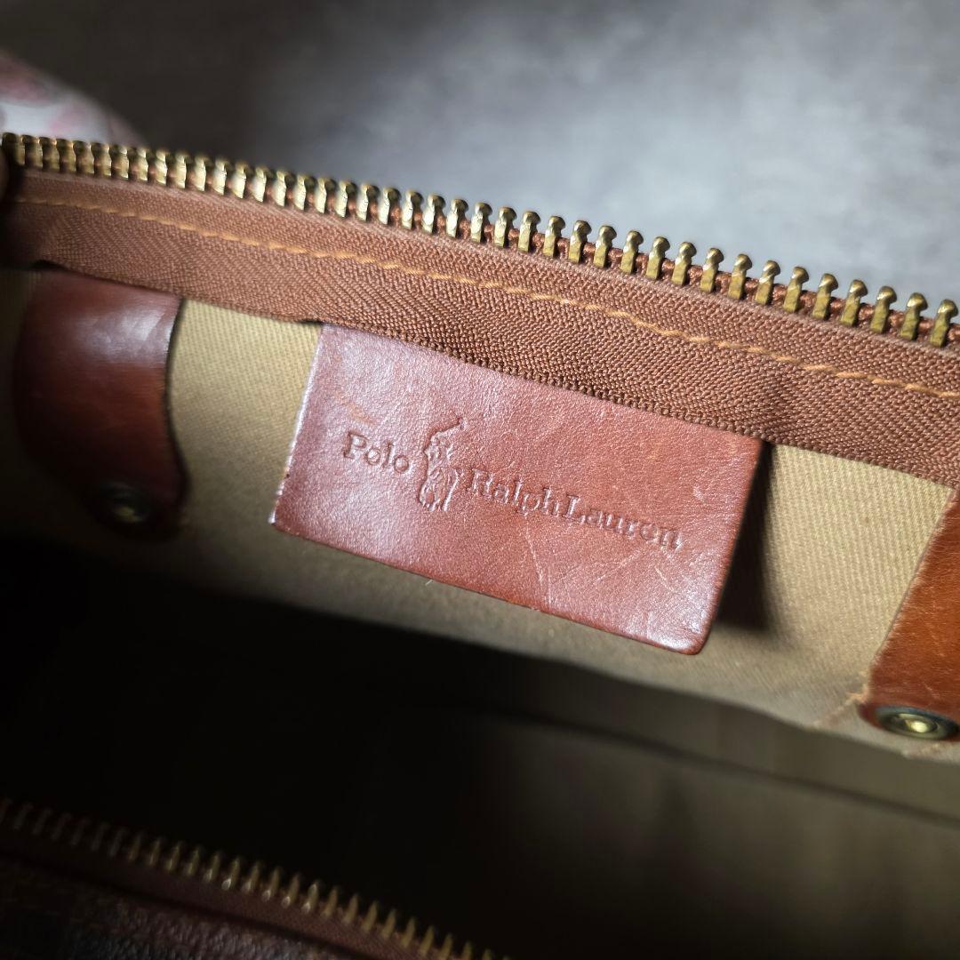 POLORALPHLAURENラルフローレン2wayボストンバッググレンチェック