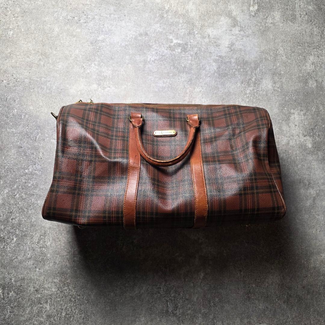 POLORALPHLAURENラルフローレン2wayボストンバッググレンチェック