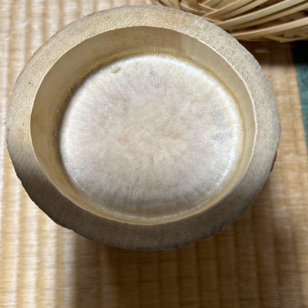 竹細工　竹籠　花器　大分　未使用