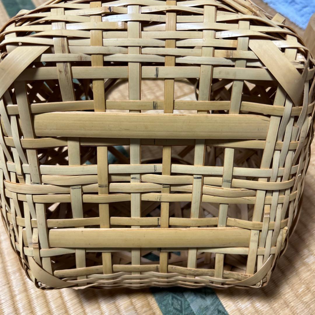 竹細工　竹籠　花器　大分　未使用