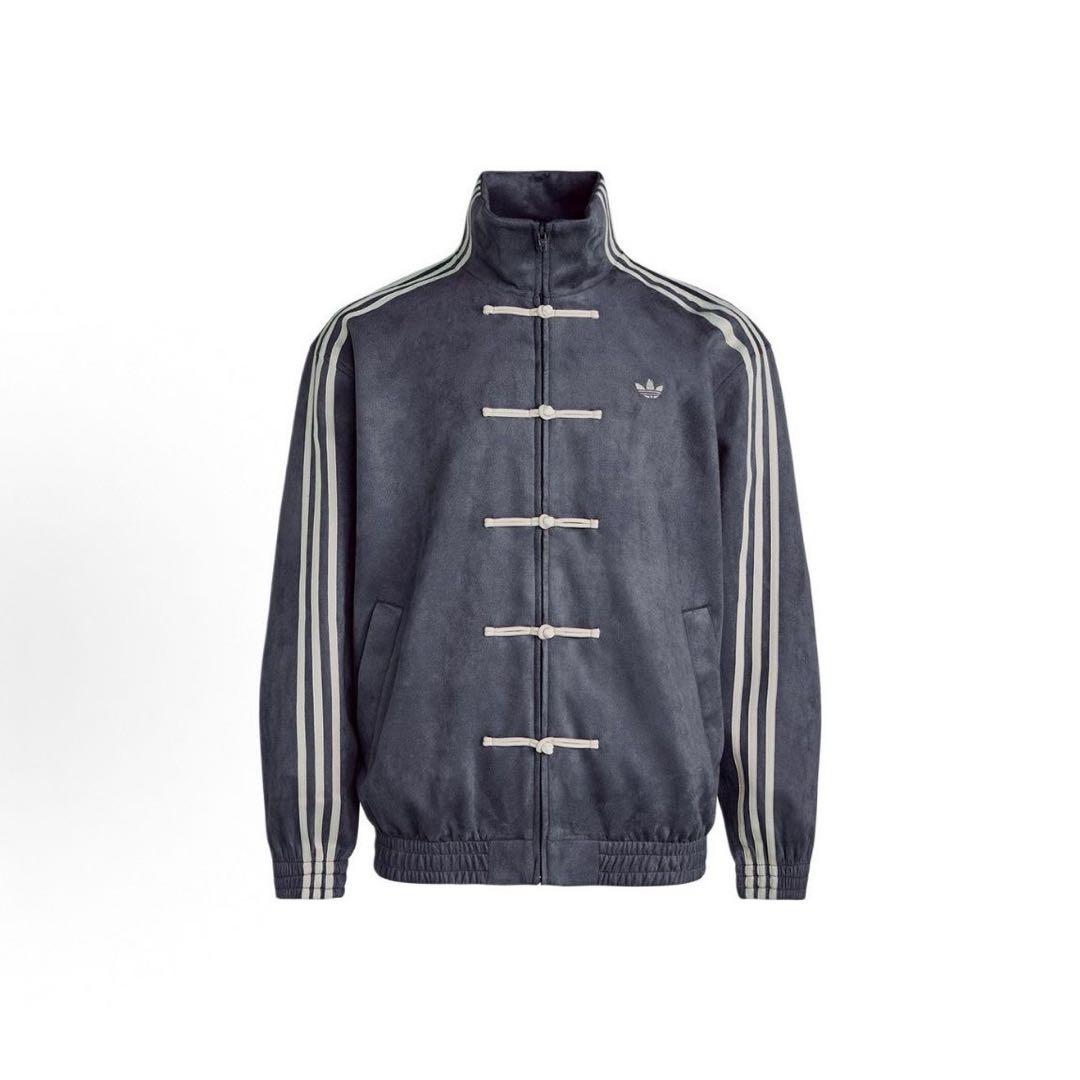 アディダス 中国限定 蛇年トラックジャケットダークグレー S