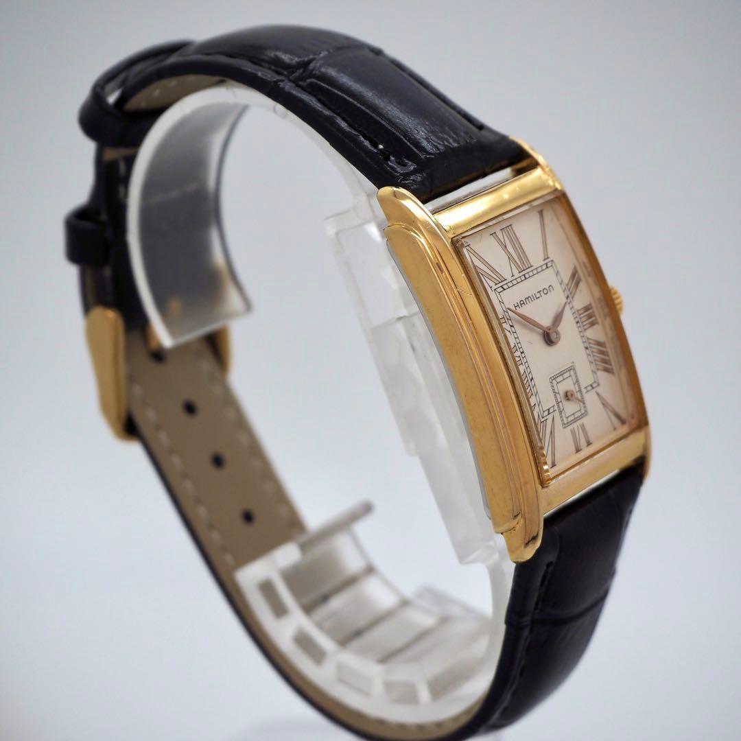 専用42 稼働 ハミルトン　時計　6268 アードモア 新品バンド スクエア