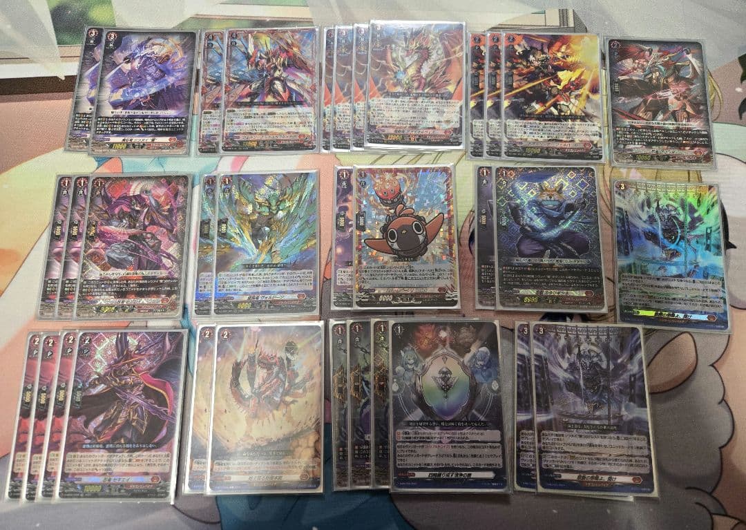 ヴァンガード　シラヌイデッキ+スリーブ+調整カード