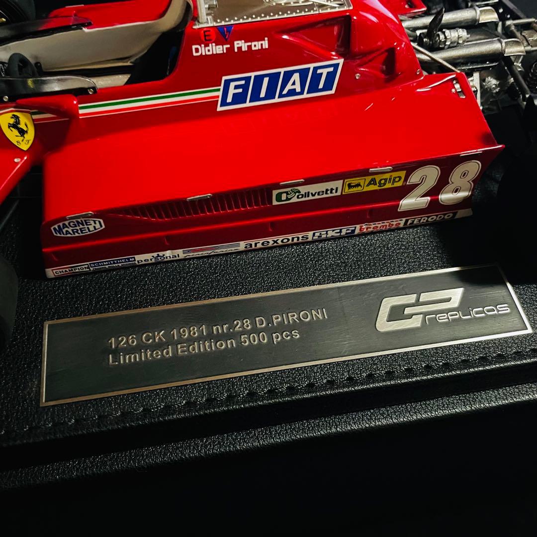 1/18 GP replicas フェラーリ 126CK 1981 D.ピローニ