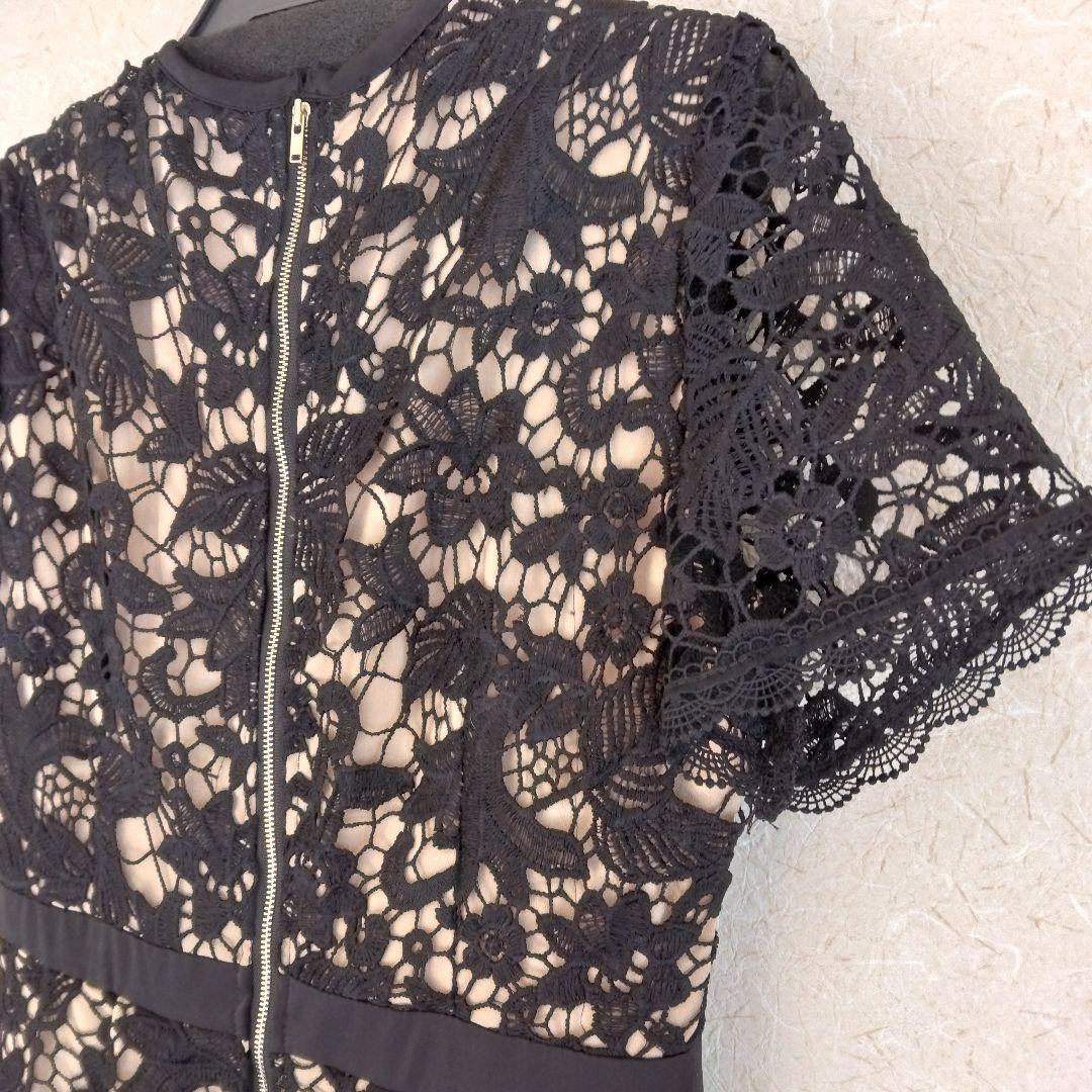 エミリア・ウィズ☆ブラックオールレースロングワンピース