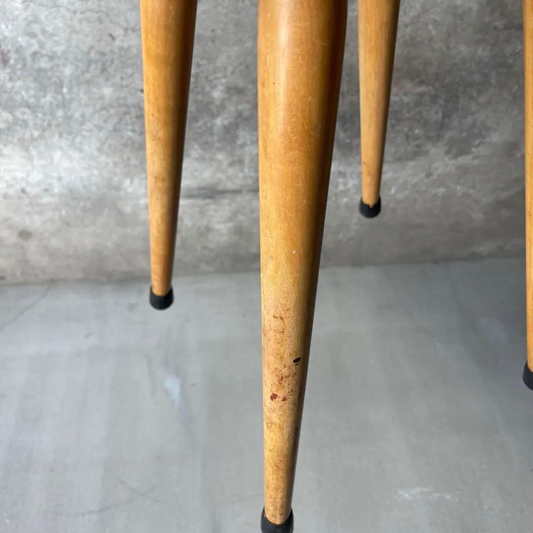 当時物 希少　オールドヴィンテージ　天童木工　リングスツール