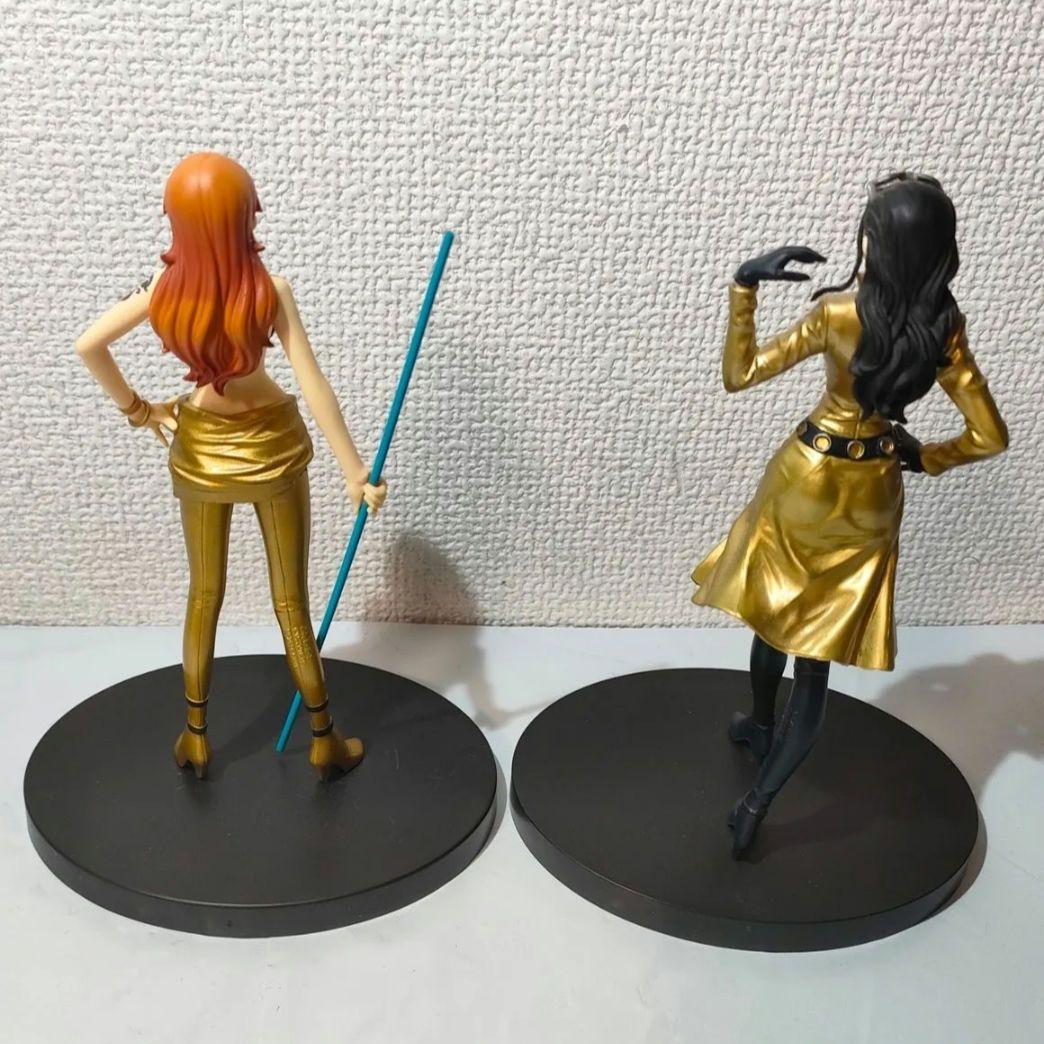☆　当選品　ゴールド　グラメン　ワンピースフィギュア　ナミ　ロビン　☆