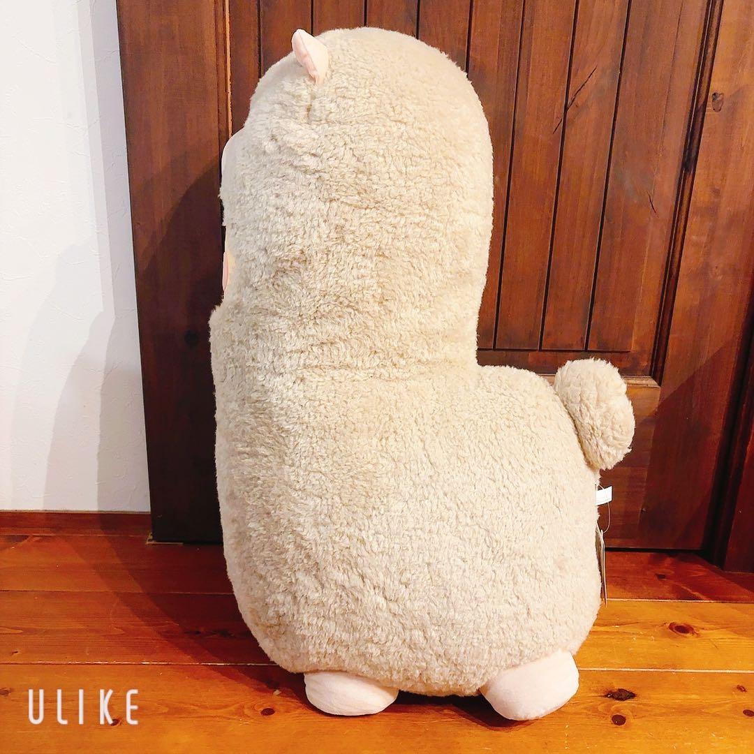 カカオフレンズ　チュンシク　特大ぬいぐるみ　アルパカ