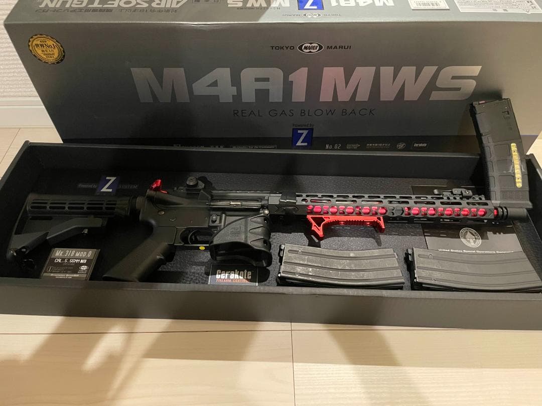 東京マルイ　GBB M4 MWS　内部/外装カスタム品