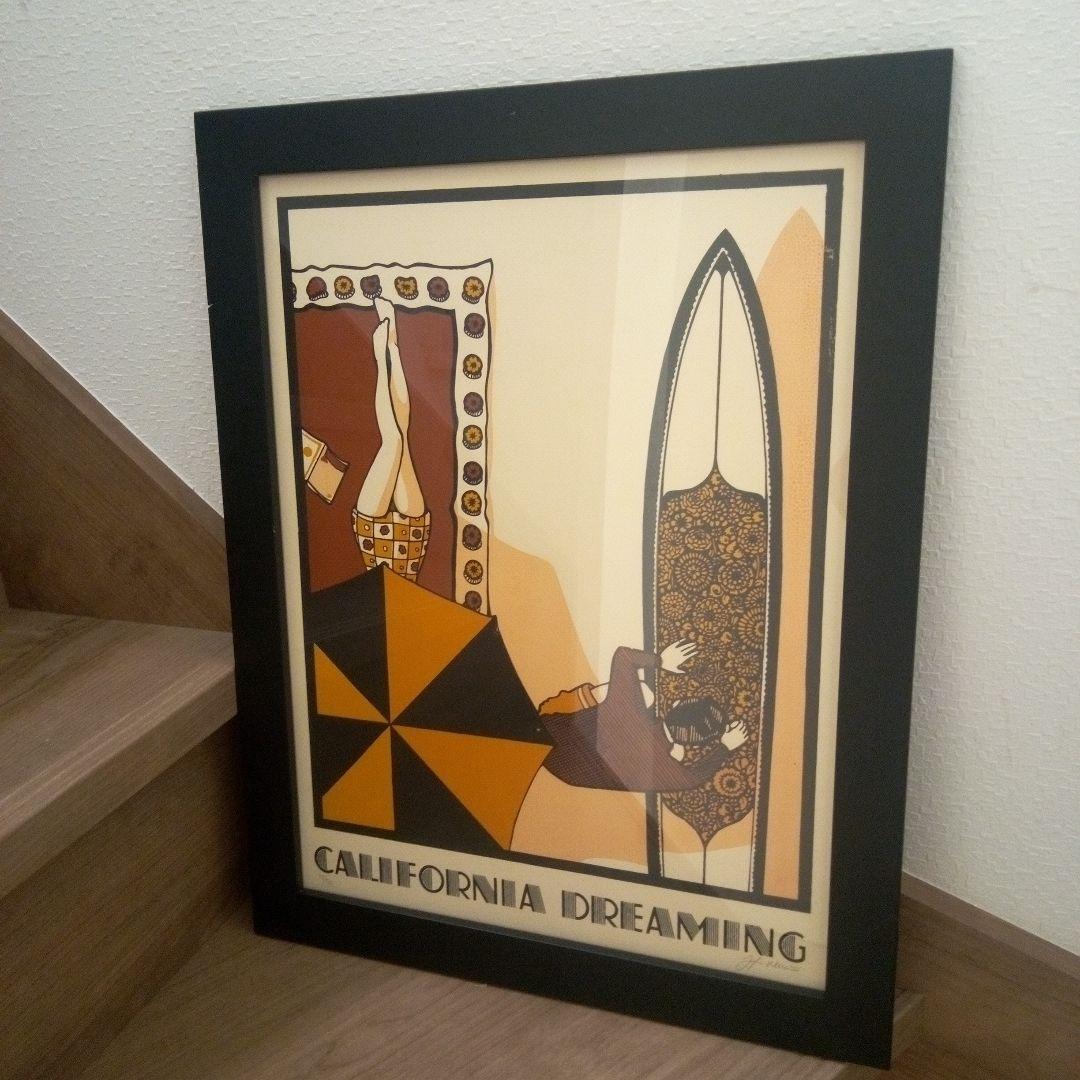 タイラーウォーレン CALIFORNIA DREAMING ペーパーアート 額付