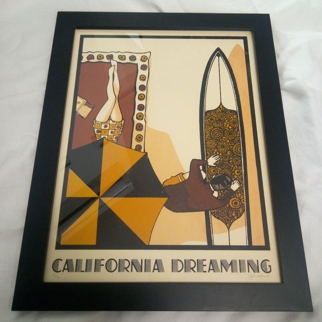 タイラーウォーレン CALIFORNIA DREAMING ペーパーアート 額付