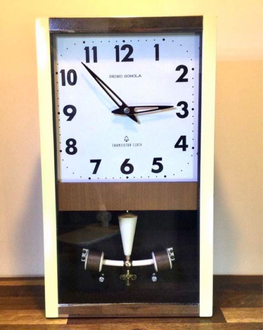 【最終値下げ』SEIKO ソノーラ 1965年製トランジスタ時計　ビンテージ