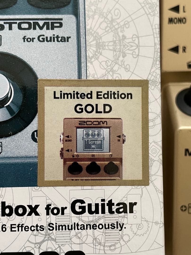 【GOLDエディション】ZOOM MS-50G 元箱付