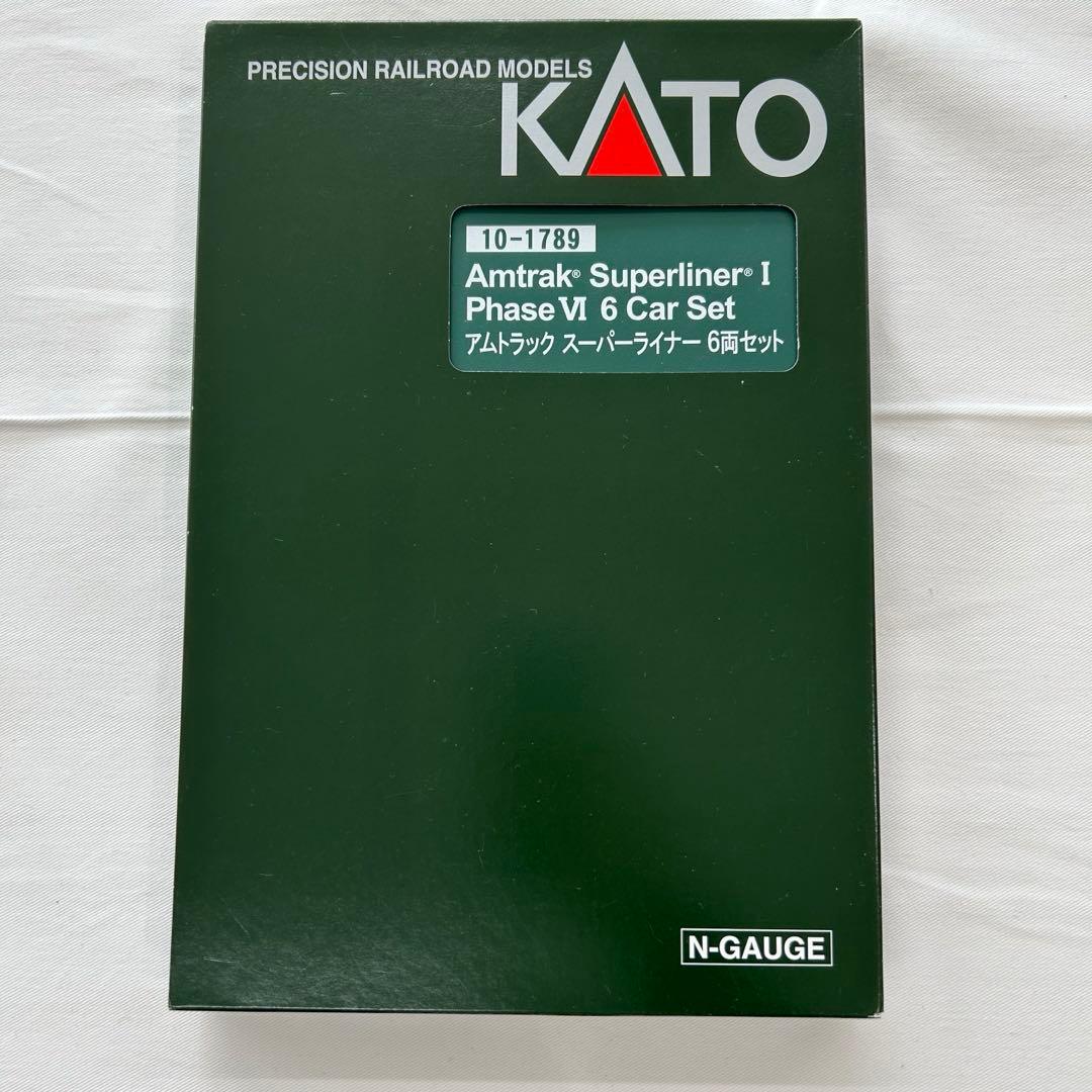 【美品】KATO アムトラック　スーパーパーライナー6両セット